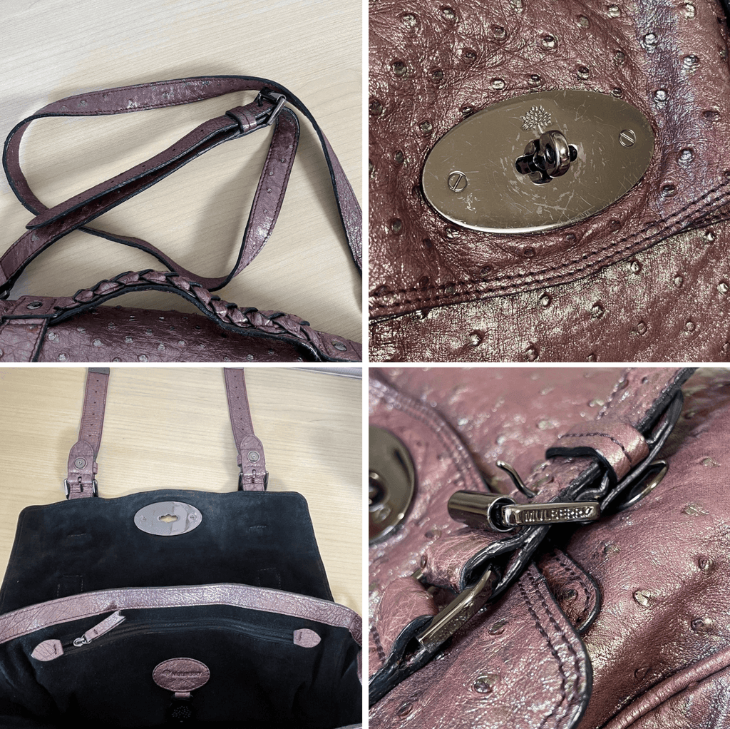 Authentic Mulberry Alexsa Bag Leather Midium
