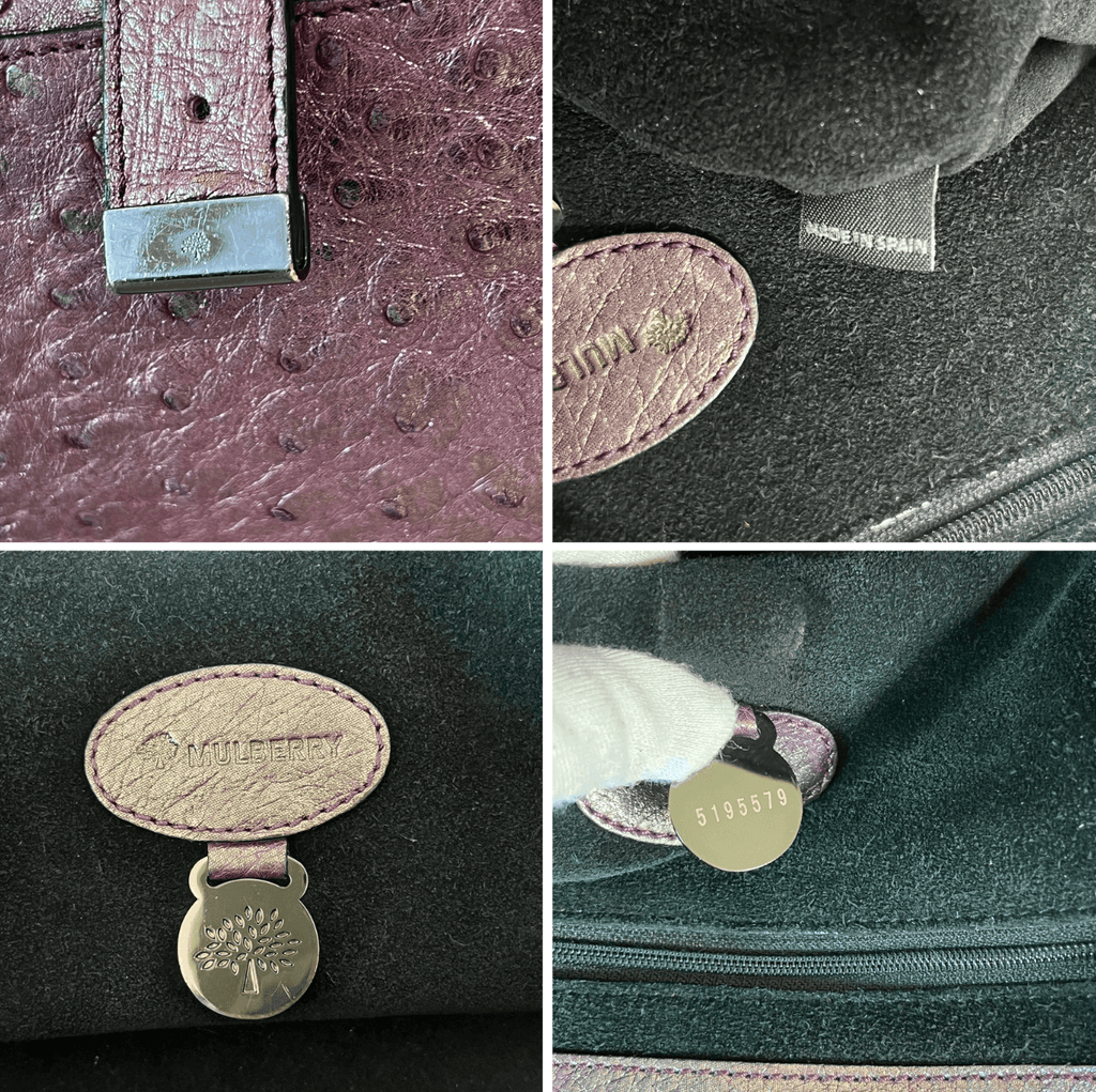 Authentic Mulberry Alexsa Bag Leather Midium