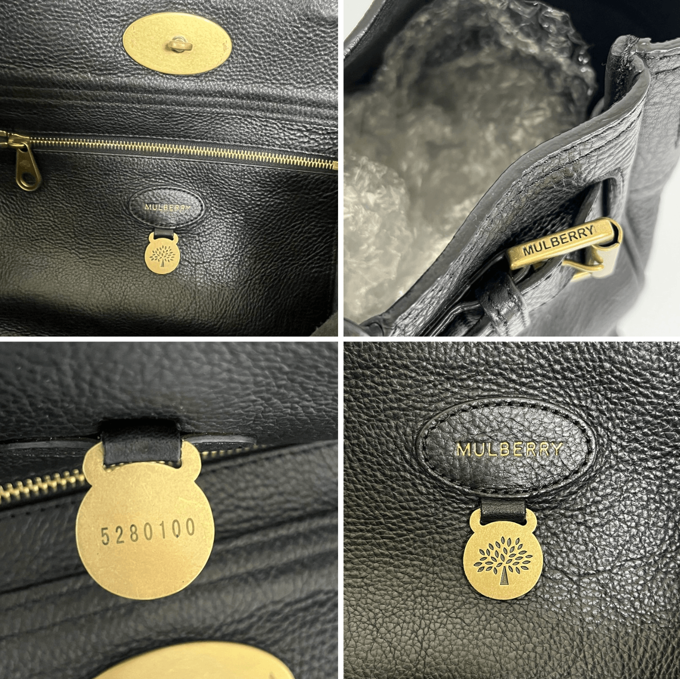 Authentic Mulberry Bayswater Tote Bag Leather Large