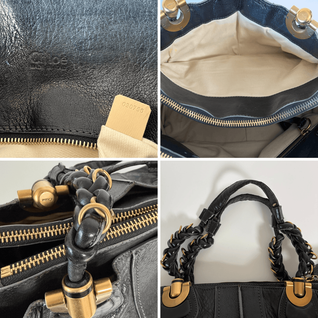 Authentic Chloe Heloise Bag Leather