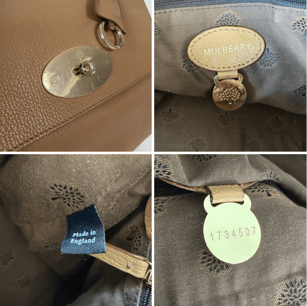 Authentic Mulberry Del Rey Bag Leather Midium
