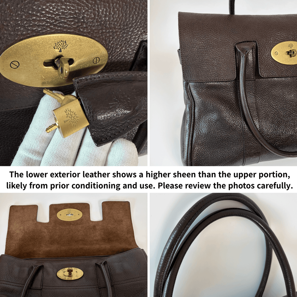 Authentic Mulberry Bayswater Bag Satchel Leather Medium