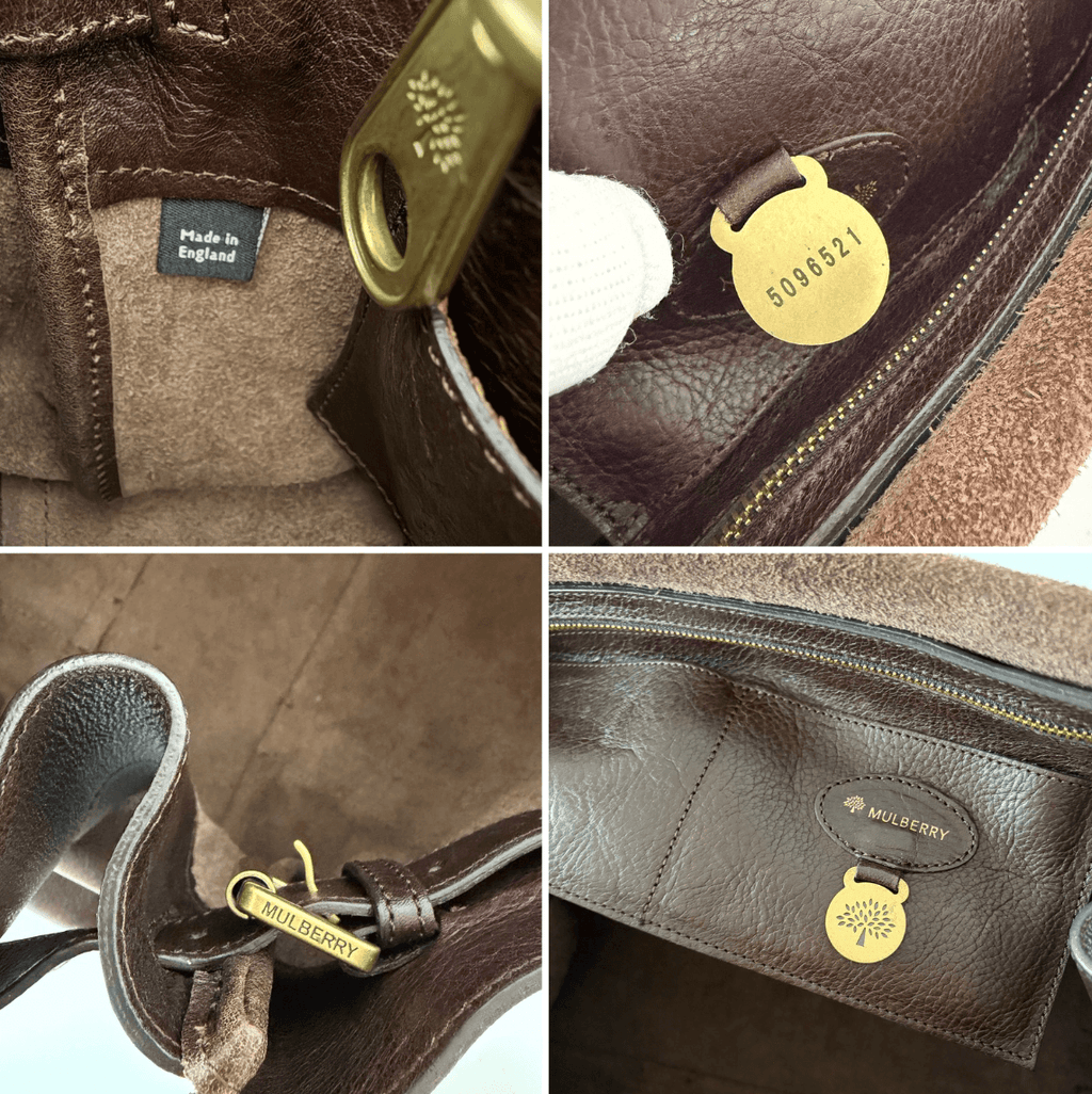 Authentic Mulberry Bayswater Satchel Bag Leather