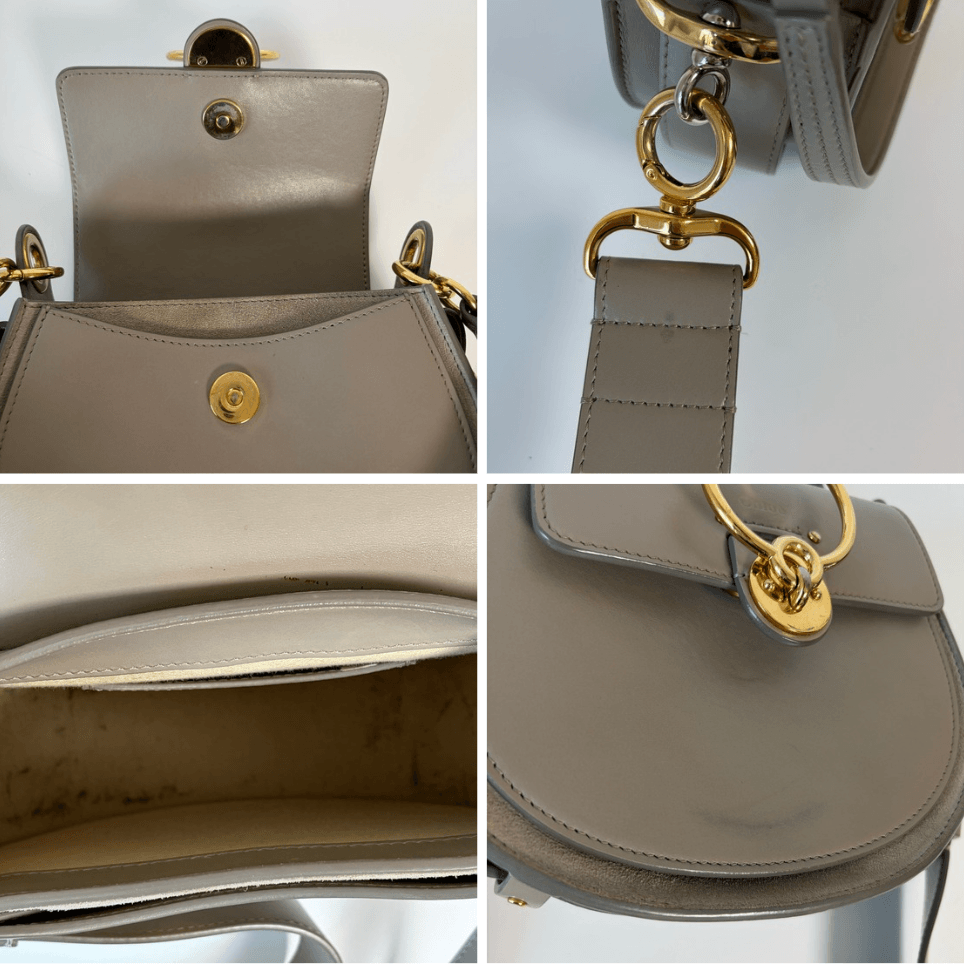 Chloé Tess Small Crossbody Bag interior lining 