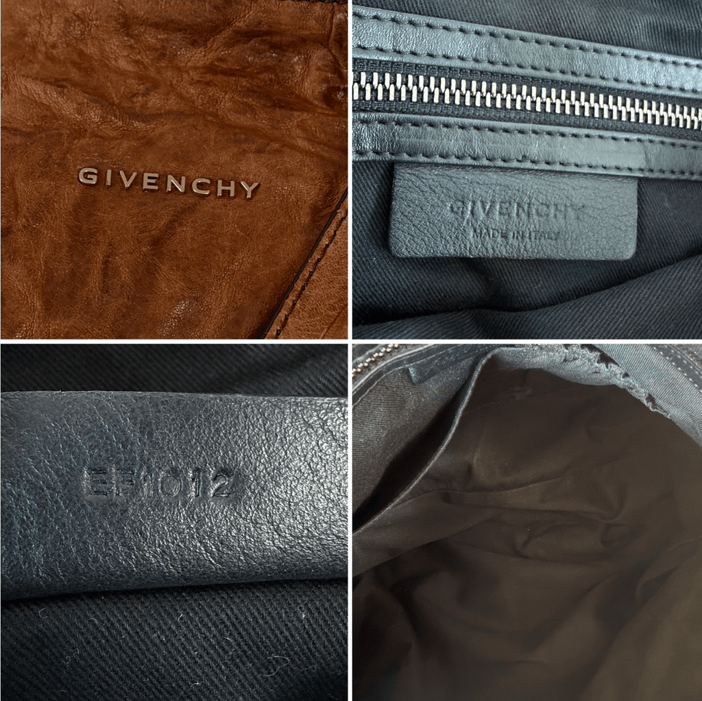 Givenchy Pandora Medium Shoulder Bag brand stamp serial details and authenticity details