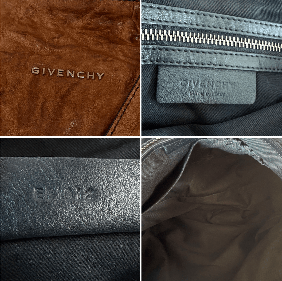 Givenchy Pandora Medium Shoulder Bag brand stamp serial details and authenticity details