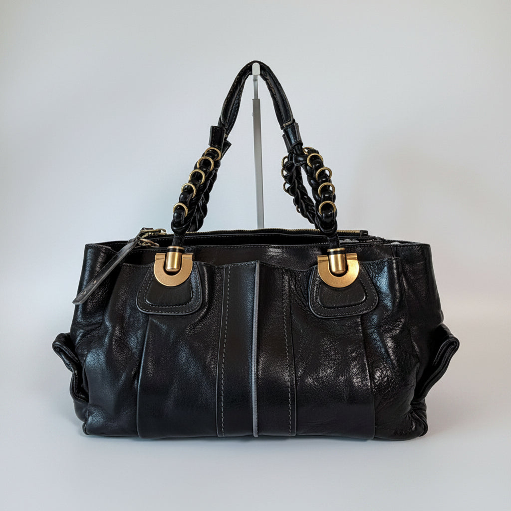 Authentic Chloe Heloise Bag Leather