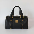 Authentic MCM Bag Leather Boston Small