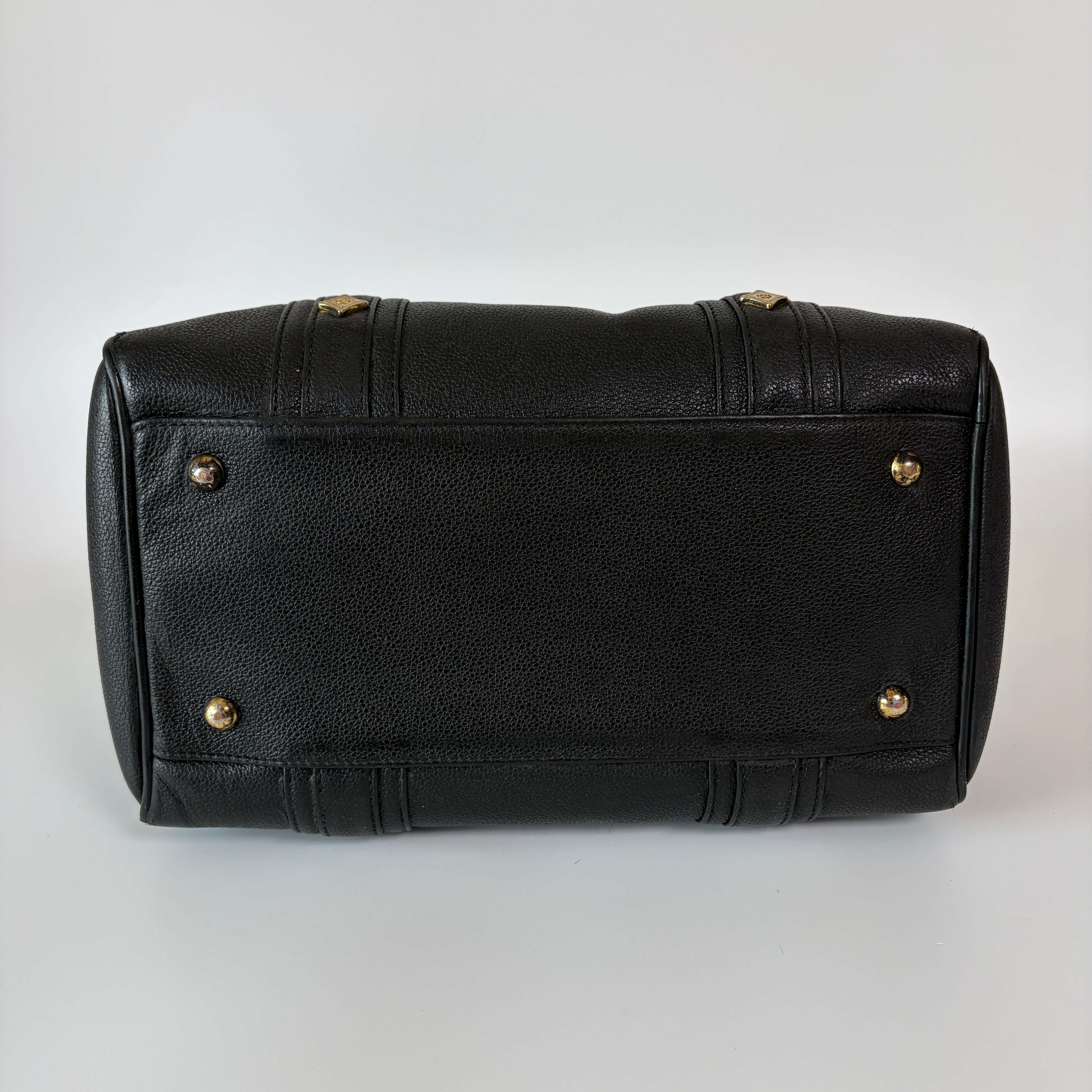 Authentic MCM Bag Leather Boston Small