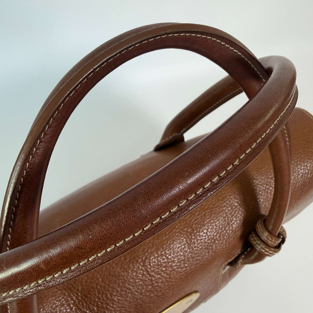 Authentic Mulberry Bayswater Bag Satchel Leather Medium