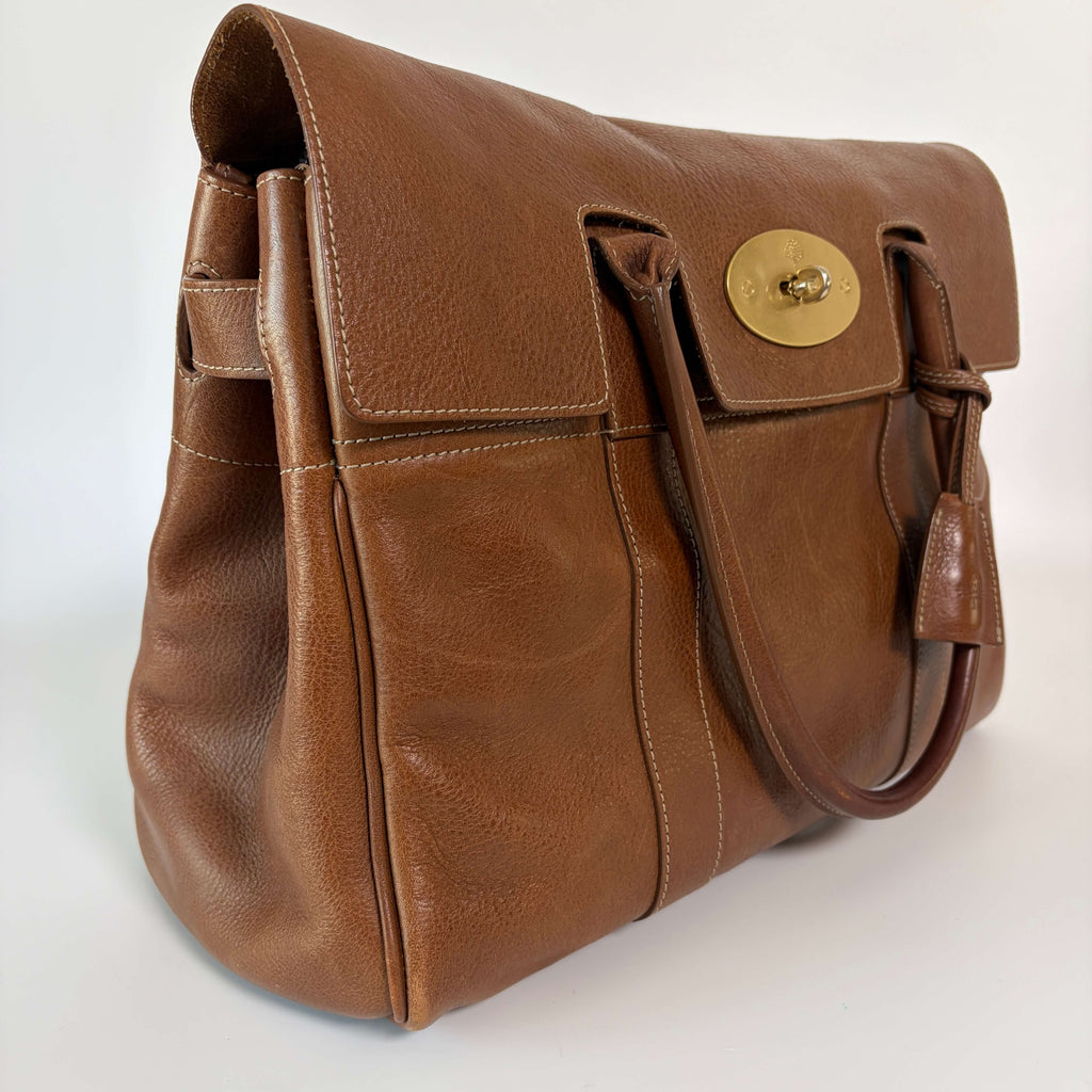Authentic Mulberry Bayswater Bag Satchel Leather Medium