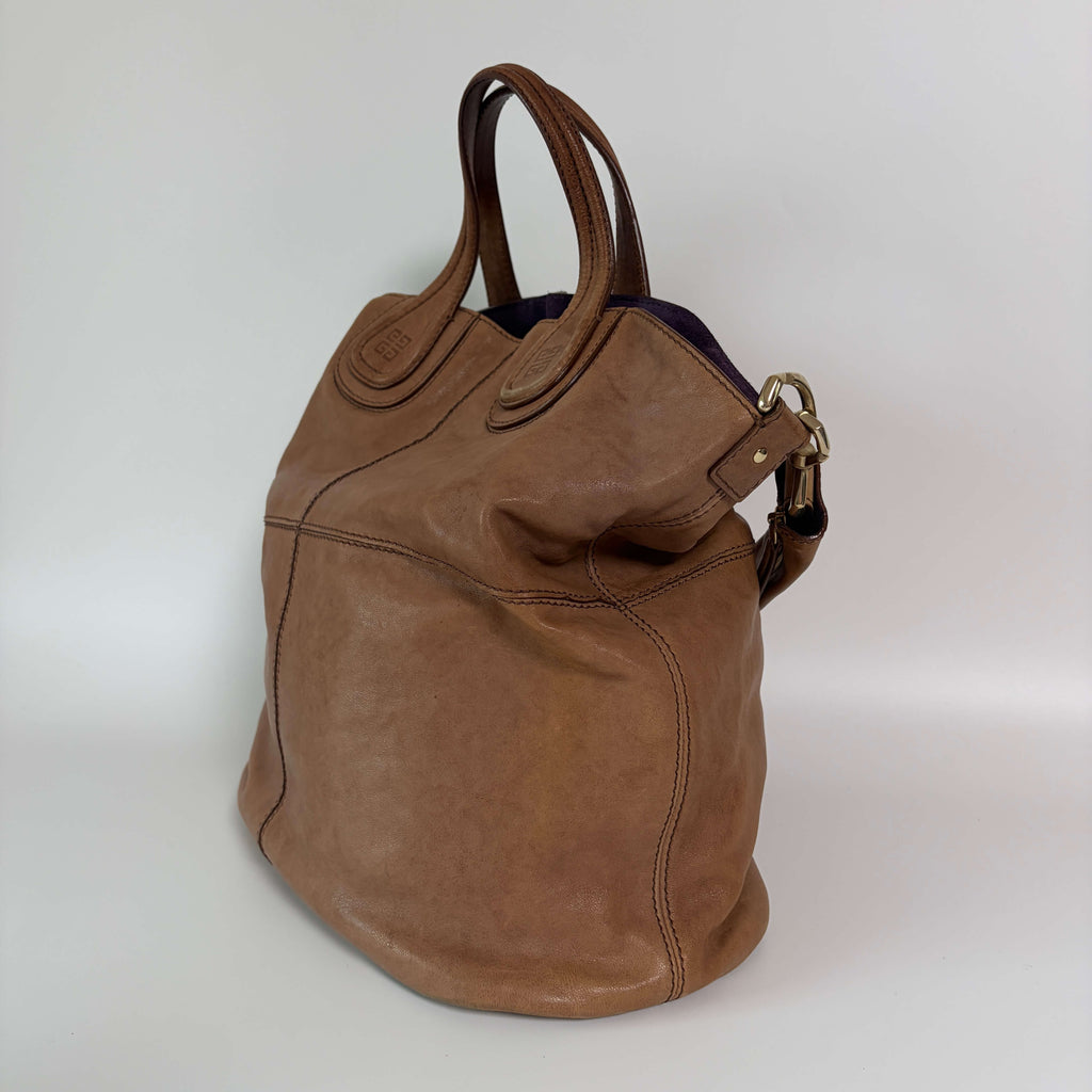 Givenchy Nightingale Shopper Tote Shoulder Bag Leather Large