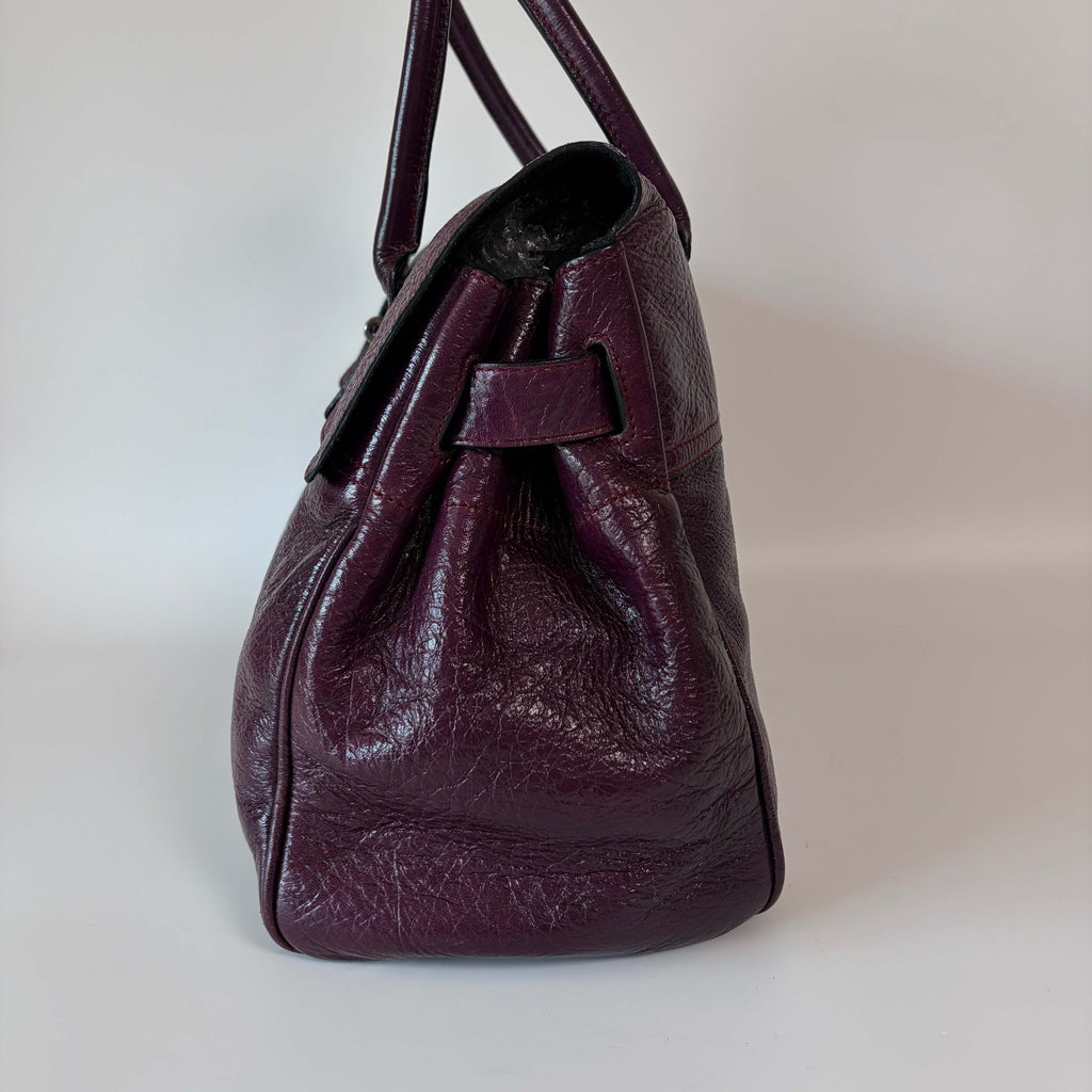 Authentic Mulberry Bayswater Satchel Bag Leather Medium