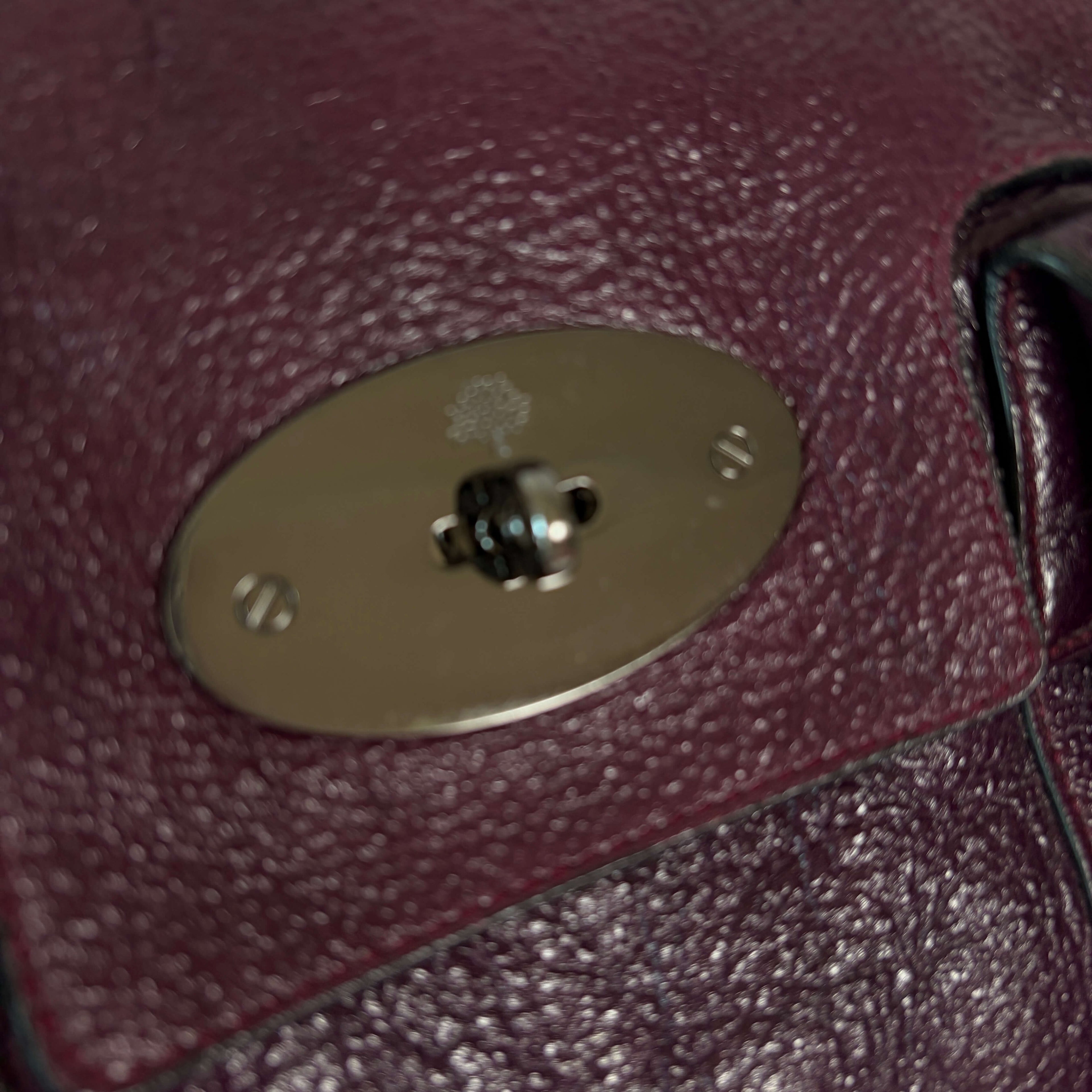 Authentic Mulberry Bayswater Satchel Bag Leather Medium