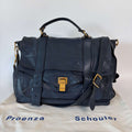 Authentic Proenza Schouler PS1 Large Leather Satchel Shoulder Bag 