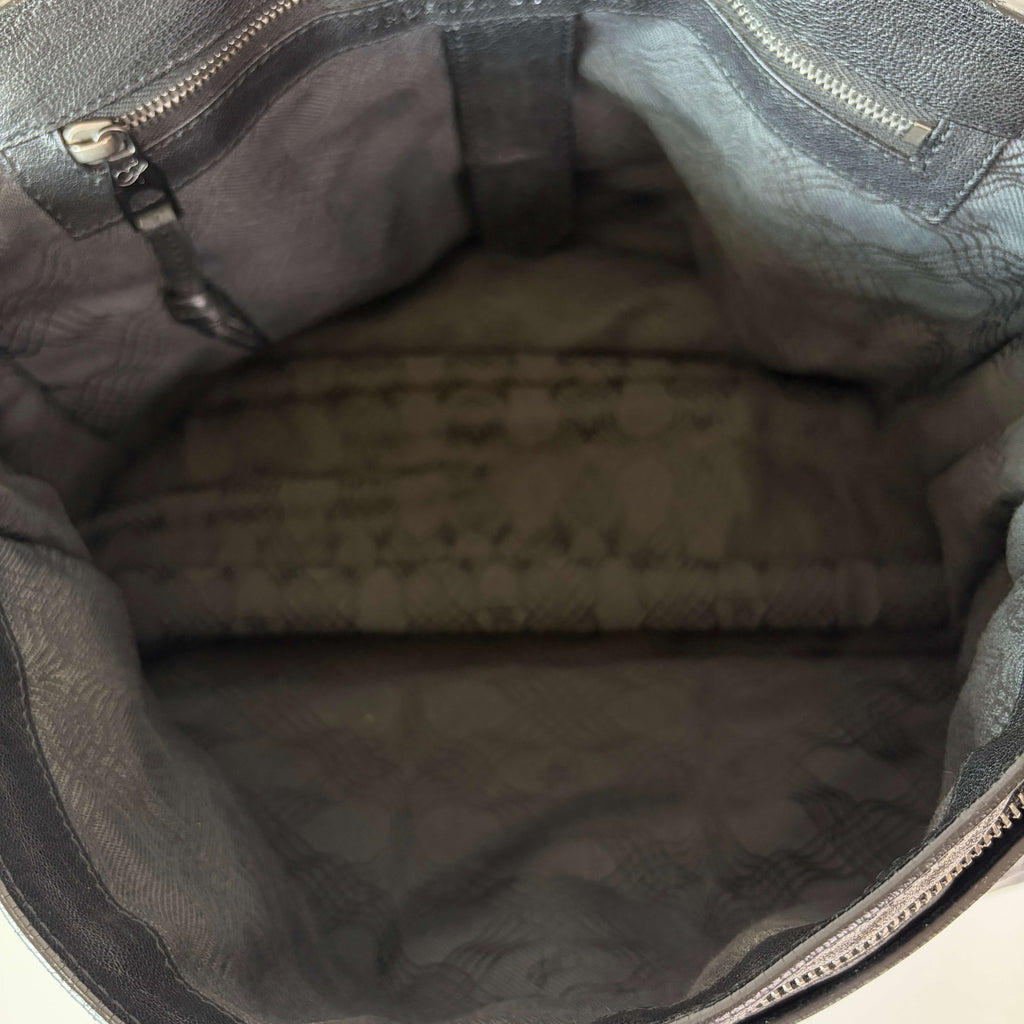 Proenza Schouler PS1 black leather satchel bag interior condition