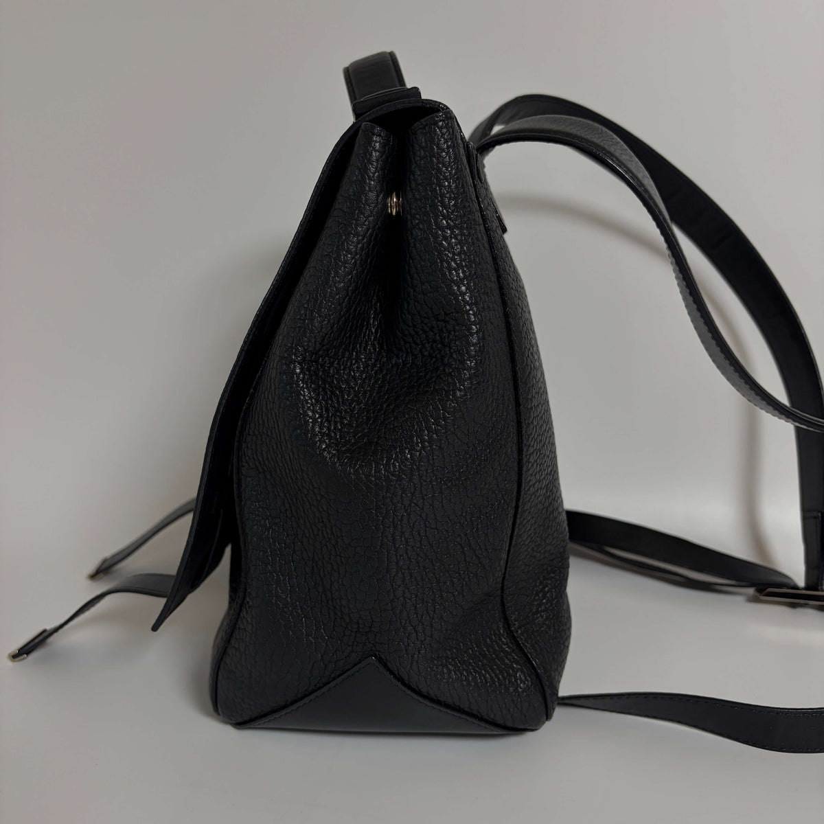 Proenza Schouler PS1 Backpack black leather right side view