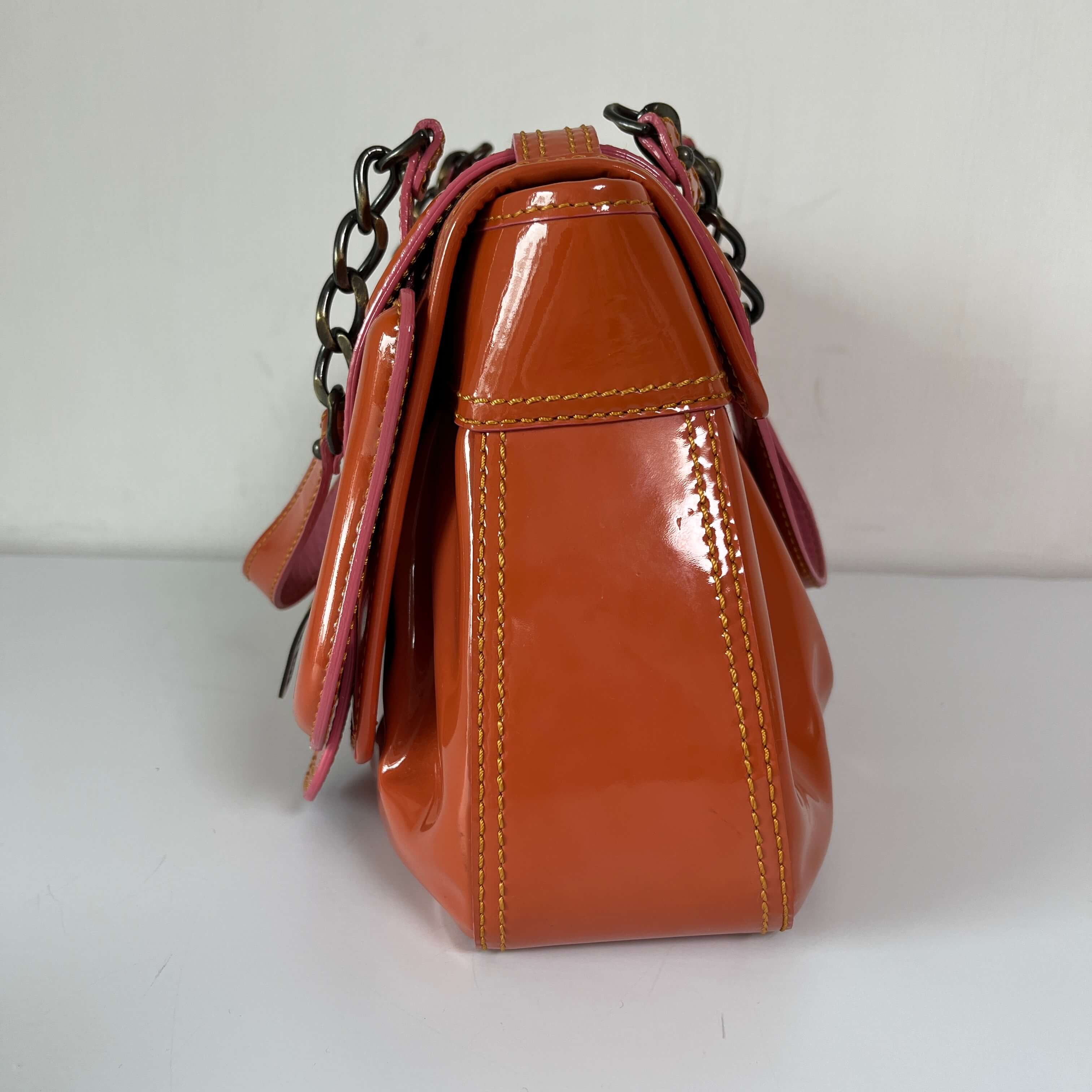 Authentic Fendi B. Bag Patent Leather Medium