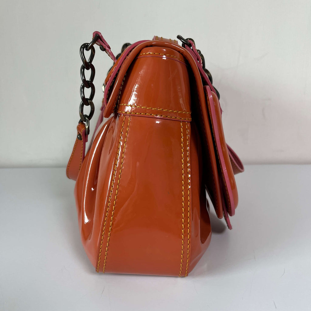 Authentic Fendi B. Bag Patent Leather Medium