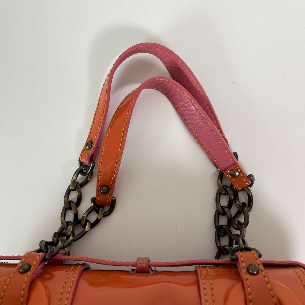 Authentic Fendi B. Bag Patent Leather Medium
