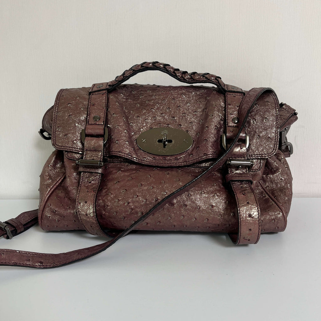 Authentic Mulberry Alexsa Bag Leather Midium